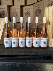 Sechs Flaschen Rosé vom Weingut Koehler-Ruprecht aus Kallstadt in der Pfalz.